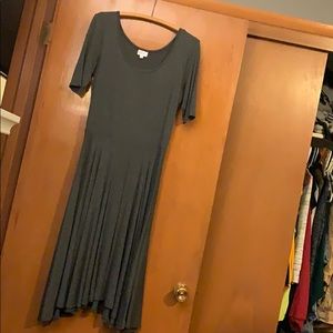 LuLaRoe Nicole size large gray